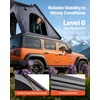 image:imageVEVOR Rooftop Tent Hard Shell 23 Person Roof Top Tent for Car SUV Truck Jeep Van Camping with Telescopic Ladder Thick Mattress amp LED LightBlack