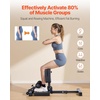 image:imageVEVOR Sissy Squat Machine MultiFunction Deep Sissy Squat Bench for Leg Muscle Training Easy Setup amp Foldable Core Waistline amp Glute Workout Equipment Leg Exercise Machine for Home Gym Black