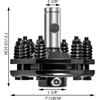 image:imageVEVOR Slip Clutch 1 38 PTO Slip Clutch Smooth Round Ends PTO Friction Clutch Carburized Steel Tractor Slip Clutch Adjustable Rotary Cutter Slip Clutch Black Brush Hog Slip Clutch for PTO ShaftSmooth Round Ends