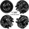 image:imageVEVOR Slip Clutch 1 38 PTO Slip Clutch Smooth Round Ends PTO Friction Clutch Carburized Steel Tractor Slip Clutch Adjustable Rotary Cutter Slip Clutch Black Brush Hog Slip Clutch for PTO Shaft6 Spline Ends