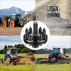 image:imageVEVOR Slip Clutch 1 38 PTO Slip Clutch Smooth Round Ends PTO Friction Clutch Carburized Steel Tractor Slip Clutch Adjustable Rotary Cutter Slip Clutch Black Brush Hog Slip Clutch for PTO Shaft6 Spline Ends