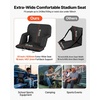 image:imageVEVOR Stadium Seat 6 Adjustable Angle Wide Bleacher Chair 29 Cushion Padded Stadium Seat with Armrest and Back Support Stadiums Chair with Hook Cupholder for Picnics Beach Sports and Gaming25 inch2 Pcs
