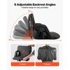 image:imageVEVOR Stadium Seat 6 Adjustable Angle Wide Bleacher Chair 29 Cushion Padded Stadium Seat with Armrest and Back Support Stadiums Chair with Hook Cupholder for Picnics Beach Sports and Gaming23 inch2 Pcs