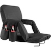 image:imageVEVOR Stadium Seat 6 Adjustable Angle Wide Bleacher Chair 29 Cushion Padded Stadium Seat with Armrest and Back Support Stadiums Chair with Hook Cupholder for Picnics Beach Sports and Gaming25 inch2 Pcs