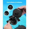 image:imageVEVOR Towable Tubes for Boating 14 Riders Inflatable Boat Tubes amp Towables 340680 lbs Capacity Multiple Sizes with Full Nylon Cover PaddedEVA Handles Fins amp Safety Valve MultiOption13 Riders