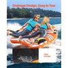 image:imageVEVOR Towable Tubes for Boating 14 Riders Inflatable Boat Tubes amp Towables 340680 lbs Capacity Multiple Sizes with Full Nylon Cover PaddedEVA Handles Fins amp Safety Valve MultiOption2Riders