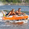 image:imageVEVOR Towable Tubes for Boating 14 Riders Inflatable Boat Tubes amp Towables 340680 lbs Capacity Multiple Sizes with Full Nylon Cover PaddedEVA Handles Fins amp Safety Valve MultiOption2Riders