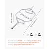 image:imageVEVOR Trap Bar Hex Bar 2Inch Hex Barbell 800 LBS Capacity Shrug Bars with Knurled Grips Weightlifting and Strength Training Equipment Home Gym for Squats Deadlifts Shoulder PressesSilver