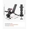 image:imageVEVOR Weight Bench 800lbs660lbs Adjustable Weight Bench Press for Full Body Workout Exercise Situp Bench for Home Gym Strength Training Multiple Functions Fast AdjustmentBlack
