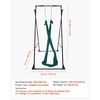 image:imageVEVOR Yoga Stand Frame 96 ft Aerial Silk Swing Stand Max 5512 lbs Load Capacity Triangular Structure with NonSlip Base amp EVA Foam 4Level Horizontal amp 6Level Vertical Adjustment Detachable Frame with 66Yard Yoga HammockSilverBlackGreen