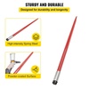 image:imageVevor Hay Spear 39 Bale Spear 3600 lbs Capacity Bale Spike Quick Attach Square Hay Bale Spears 1 34 Black Coated Bale Forks Bale Hay Spike with Hex Nut and Sleeve for Buckets Tractors Loaders49