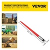 image:imageVevor Hay Spear 39 Bale Spear 3600 lbs Capacity Bale Spike Quick Attach Square Hay Bale Spears 1 34 Black Coated Bale Forks Bale Hay Spike with Hex Nut and Sleeve for Buckets Tractors Loaders32