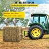 image:imageVevor Hay Spear 39 Bale Spear 3600 lbs Capacity Bale Spike Quick Attach Square Hay Bale Spears 1 34 Black Coated Bale Forks Bale Hay Spike with Hex Nut and Sleeve for Buckets Tractors Loaders39