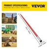 image:imageVevor Hay Spear 39 Bale Spear 3600 lbs Capacity Bale Spike Quick Attach Square Hay Bale Spears 1 34 Black Coated Bale Forks Bale Hay Spike with Hex Nut and Sleeve for Buckets Tractors Loaders49