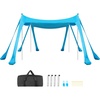 image:imageVEVOR Beach Tent Sun Shelter UPF50 Sun Protection Easy Pop Up Beach Canopy with Sandbags Stability Poles Sand Shovels Portable Shade for Family Outings Camping FishingBlue1010 FT 4 Pole8 Sandbags