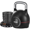 image:imageVEVOR Kettlebell Adjustable Kettlebell with 7 Weight Levels DieCast Aluminum and ABS Material for Grip Strength Training Fullbody Workout amp CrossTraining