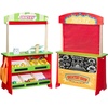 image:imageVEVOR Kids Pretend Play Grocery Store Wooden Supermarket Toy Set with Shopping Bag Conveyor Belt Scanner Cash Register Realistic Scale Gift for Boys amp GirlsStall  Playhouse