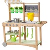 image:imageVEVOR Mud Kitchen Outdoor Mud Kitchen for Kids Wood Outdoor Play Kitchens with Spoons Sink Sunshade Canopy Swivel Wheels Cookware Pots and Accessories Wooden Play Kitchens for Home Lawn3465 x 1283 x 3543 inches