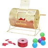 image:imageVEVOR Raffle Ticket Spinner  12 x 8 Inch Raffle Drum Lottery Spinning Drawing Brass Plated Raffle Tickets Roll Box with Wooden Turning Handle Holds 2500 Tickets or 100 Ping Pong Balls for Events16 x 12 inch  Medium