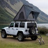 image:imageVEVOR Rooftop Tent Hard Shell 23 Person Roof Top Tent for Car SUV Truck Jeep Van Camping with Telescopic Ladder Thick Mattress amp LED LightBlack  Blue