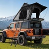 image:imageVEVOR Rooftop Tent Hard Shell 23 Person Roof Top Tent for Car SUV Truck Jeep Van Camping with Telescopic Ladder Thick Mattress amp LED LightBlack