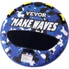 image:imageVEVOR Towable Tubes for Boating 14 Riders Inflatable Boat Tubes amp Towables 340680 lbs Capacity Multiple Sizes with Full Nylon Cover PaddedEVA Handles Fins amp Safety Valve MultiOption12 Riders