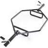 image:imageVEVOR Trap Bar Hex Bar 2Inch Hex Barbell 800 LBS Capacity Shrug Bars with Knurled Grips Weightlifting and Strength Training Equipment Home Gym for Squats Deadlifts Shoulder PressesBlack