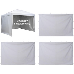 image:imageVEVOR 3 Pack Canopy Sidewalls 10x10 ft 100 Waterproof 99 UV Protection HeavyDuty 210D Oxford Side Walls for StraightLeg Pop Up Canopy Tent Easy Up Outdoor Canopy for CampingTent NOT IncludedWhite