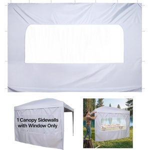 image:imageVEVOR 3 Pack Canopy Sidewalls 10x10 ft 100 Waterproof 99 UV Protection HeavyDuty 210D Oxford Side Walls for StraightLeg Pop Up Canopy Tent Easy Up Outdoor Canopy for CampingTent NOT IncludedUpgraded White Sidewalls for Canopy Tent