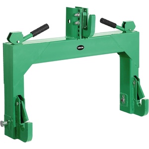 image:imageVEVOR 3Point Quick Hitch 4000 Lbs Lift Capacity 3Pt Trailer Hitch with 5 Level Adjustable Bolt Adaptation to Category 1 amp 2 Tractor Heavy Duty 3 Point Attachments Green