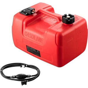 image:imageVEVOR Boat Fuel Tank 317Gallon12L Marine Outboard Transfer Tank Transfer Tank with 98ft Hose Gauge for Outboard Engine Yacht Fishing Boat Deck Red317 gallon