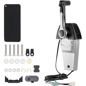 image:imageVEVOR Boat Throttle Control 70448205P1 TopMounted Outboard Remote Control Box for Yamaha 4Stroke Marine Throttle Control Box with Power Trim Switch and 46 ft Harness with 5 Pin ConnectorTopYamaha