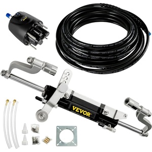 image:imageVEVOR Outboard Hydraulic Steering Kit Hydraulic Steering Cylinder Hydraulic Outboard Steering Kit300HP