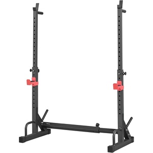 image:imageVEVOR Power Cage Squat Rack Home Gym Power Rack with Adjustable Height amp Width 550LBS Strength Training Workout Equipment with Barbell Storage Racks amp JHooks for Bench Press Squat Weight Lifting