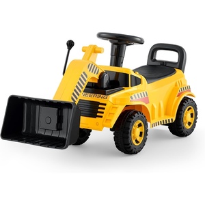 image:imageVEVOR Ride On Toddler Car Push Car for Toddler 19 to 36 Months Excavator Digger Toy with Helmet amp Music 55 lbs Load Capacity FoottoFloor Walker for Kids YellowYellow