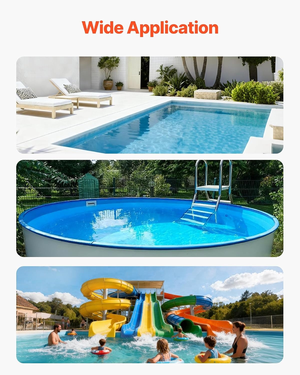 image:imageVEVOR Sand Filter 18Inch 40 GPM Above Inground Swimming Pool Sand Filter System with 7Way MultiPort Valve Backwash Rinse Recirculate Waste Winter Closed Modes for Above In Ground Pools24Inch  65 GPM