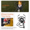 image:imageVEVOR 10 Qt Fish and Wing Fryer Aluminum Propane Fish Fryer Kit Outdoor Deep Fryer Seafood Pot with Thermometer Strainer Basket and 54000 BTUs Propane Burners for Outdoor and Backyard Cooking10qt