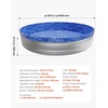 image:imageVEVOR 10 ft Round Stock Tank Pool Liner Overlap Swimming Pool Liner for 275 in Wall Height Extra Thick Heavy Gauge Vinyl Easy Install with LeakProof Patches Designed for Steel Sided AboveGroundStock Tank Liner275 in Wall Height