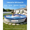 image:imageVEVOR 10 ft Round Stock Tank Pool Liner Overlap Swimming Pool Liner for 275 in Wall Height Extra Thick Heavy Gauge Vinyl Easy Install with LeakProof Patches Designed for Steel Sided AboveGroundStock Tank Liner275 in Wall Height
