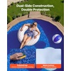 image:imageVEVOR 10 ft Round Stock Tank Pool Liner Overlap Swimming Pool Liner for 275 in Wall Height Extra Thick Heavy Gauge Vinyl Easy Install with LeakProof Patches Designed for Steel Sided AboveGroundStock Tank Liner275 in Wall Height