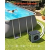 image:imageVEVOR 14710 BTU Heat Pump for Above Ground Pool Electric Pool Heater with Heating amp Cooling Dual Mode Max COP 513 Smart Inverter Compressor Low Noise GFCI Protection for up to 3962 Gal Swimming3900 Gallons