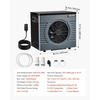 image:imageVEVOR 14710 BTU Heat Pump for Above Ground Pool Electric Pool Heater with Heating amp Cooling Dual Mode Max COP 513 Smart Inverter Compressor Low Noise GFCI Protection for up to 3962 Gal Swimming3900 Gallons