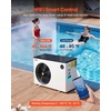 image:imageVEVOR 14710 BTU Heat Pump for Above Ground Pool Electric Pool Heater with Heating amp Cooling Dual Mode Max COP 513 Smart Inverter Compressor Low Noise GFCI Protection for up to 3962 Gal Swimming19000 Gallons