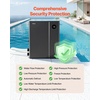 image:imageVEVOR 14710 BTU Heat Pump for Above Ground Pool Electric Pool Heater with Heating amp Cooling Dual Mode Max COP 513 Smart Inverter Compressor Low Noise GFCI Protection for up to 3962 Gal SwimmingTop Air Outlet 27000 Gallons