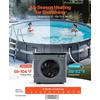 image:imageVEVOR 14710 BTU Heat Pump for Above Ground Pool Electric Pool Heater with Heating amp Cooling Dual Mode Max COP 513 Smart Inverter Compressor Low Noise GFCI Protection for up to 3962 Gal Swimming3900 Gallons