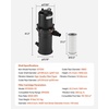 image:imageVEVOR 2026 Pro Pool Cartridge Filter System 100 SqFt Pool Filter for Inground amp Above Ground Pools Compatible WPumps 12HP1HP  Up to 6142 GPH Max Flow Pool Filters for Pools Up to 23775 GallonsCartridge Tank  Element