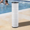 image:imageVEVOR 2026 Pro Pool Cartridge Filter System 100 SqFt Pool Filter for Inground amp Above Ground Pools Compatible WPumps 12HP1HP  Up to 6142 GPH Max Flow Pool Filters for Pools Up to 23775 GallonsElement Only