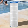 image:imageVEVOR 2026 Pro Pool Cartridge Filter System 100 SqFt Pool Filter for Inground amp Above Ground Pools Compatible WPumps 12HP1HP  Up to 6142 GPH Max Flow Pool Filters for Pools Up to 23775 GallonsElement Only