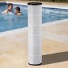 image:imageVEVOR 2026 Pro Pool Cartridge Filter System 100 SqFt Pool Filter for Inground amp Above Ground Pools Compatible WPumps 12HP1HP  Up to 6142 GPH Max Flow Pool Filters for Pools Up to 23775 GallonsElement Only