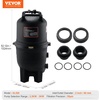 image:imageVEVOR 2026 Pro Pool Cartridge Filter System 100 SqFt Pool Filter for Inground amp Above Ground Pools Compatible WPumps 12HP1HP  Up to 6142 GPH Max Flow Pool Filters for Pools Up to 23775 GallonsCartridge Tank  Element
